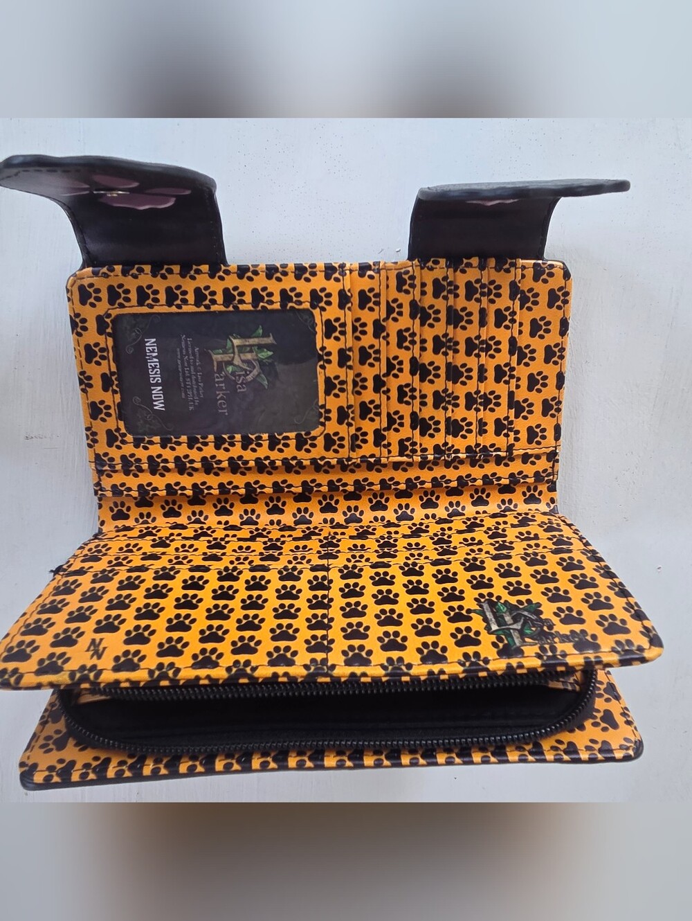 New Laura Parker 3D Black Cat Wallet - Picture 7 of 11